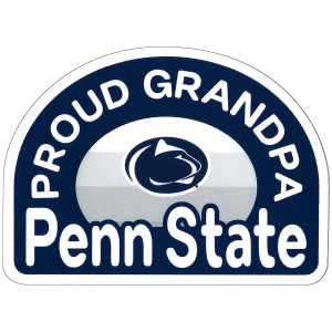 half circle decal Penn State Proud Grandpa